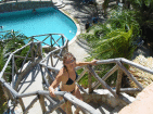 Ich und unser Hotel-Hochstand